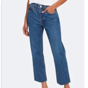 Trave Gia Straight Leg Cropped Jeans‎ Sz. 31